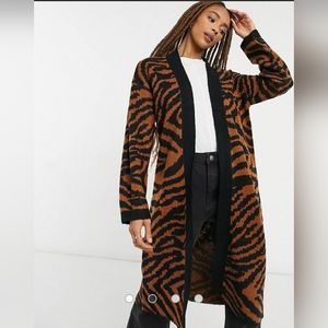 Wednesday's Girl Sweater Coat Cardigan - Small